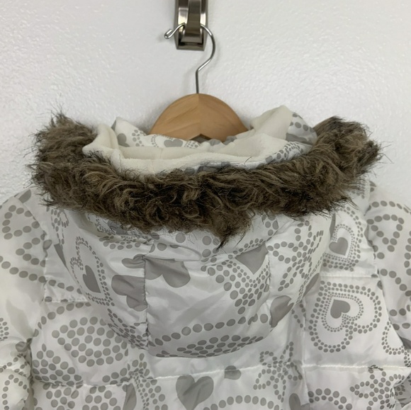 Old Navy Girl Winter Coat Hoodie Quilted Sz: M - Picture 7 of 8